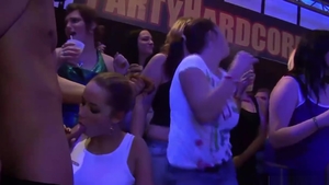 Hard fucking in company with big tits brunette