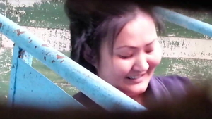 Hairy teen chick needs hidden cam sloppy fucking in public HD