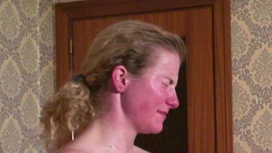 Blonde haired really enjoys humiliation in HD