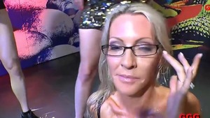 Gangbang chubby german brunette