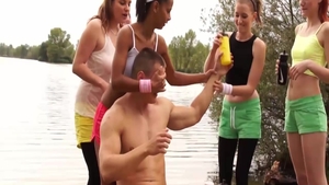 Busty couple enjoys group sex in HD