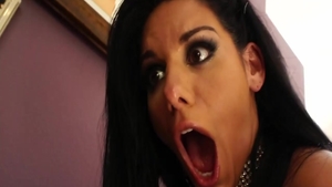 Ella Reese in the company of babe Bella Reese butt fucking