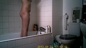 Big boobs girl masturbation in bath HD