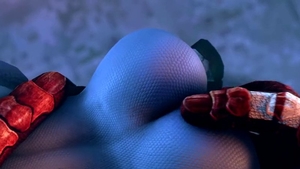 Big ass hentai doggy style cumshot in HD