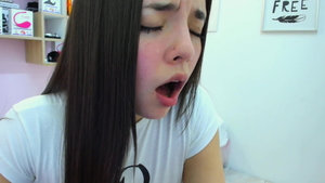 Close up slamming hard alongside babe