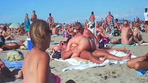 Big boobs lesbian pussy rubbing outdoors