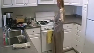 Hard ramming in company with wet pussy aunt