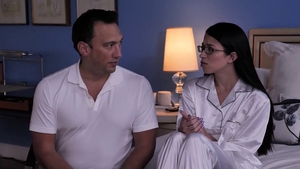 Naughty Alex Coal in glasses reverse cowgirl