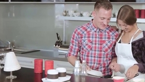 Big tits babe gets hard slamming HD