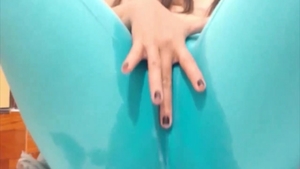 Hard pounding together with very small tits babe
