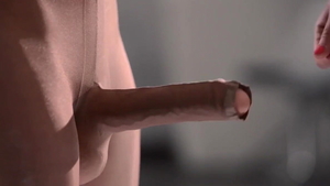Blonde haired strapon in HD