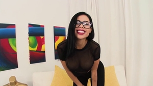 Fucked in the ass sex tape starring beautiful POV Canela Skin