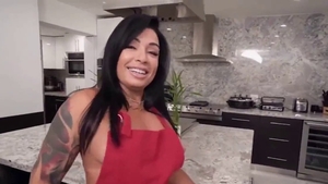Ramming hard in the company of bubble butt brunette