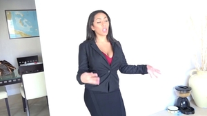 POV hard pounding amongst perfect body brunette Priya Price