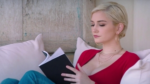 Rough nailing in company with short haired teen chick