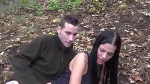 Czech brunette Silvia Dellai rough cock sucking HD