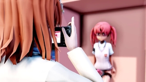 Big boobs strapon 3d