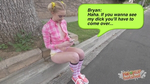 Petite and pigtails Chloe Couture deepthroat