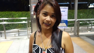 Small boobs young thai babe doggy fucking