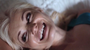 Charlotte Stokely beside babe Kely An tongue kissing