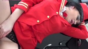 Loud sex with hottest british stewardess