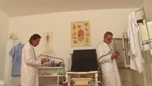 Bukkake alongside nurse in tight stockings HD