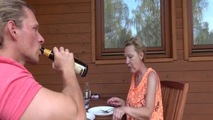 Super hot mature rough pussy eating