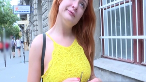 Russian redhead Eva Berger rough doggy style