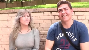 European amateur rushes deepthroat
