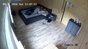 Sounding on webcam between stepmom