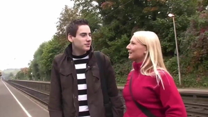 Hard ramming german stepmom