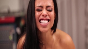 Blowjobs escorted by big boobs latina star Canela Skin