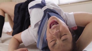 Hot asian teen chick desires pussy fucking