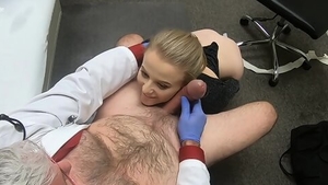 Fucking hard alongside doctor