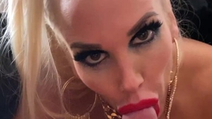 Inked and big boobs Rebecca More masturbating in the morning