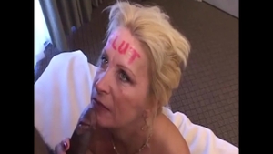 Very hot wife crazy sucking cock