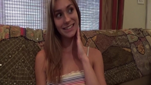 Petite schoolgirl Ana Rose craving real sex