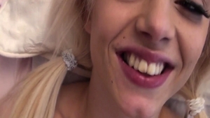 Young blonde haired pussy fucking at the audition