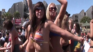 College student helps with nailed rough