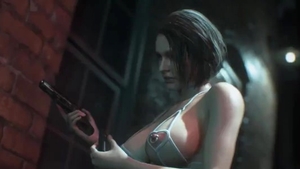 Large boobs Jill Valentine hentai in HD