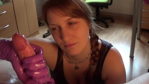 Kinky brunette has a soft spot for masturbation HD