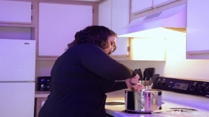 Hard pounding along with mature