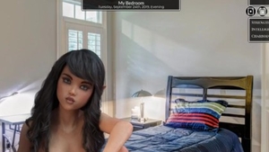 English girl bends to get fucked 3d