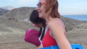 Young czech schoolgirl flashing at the party