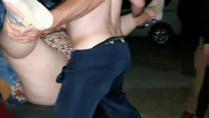 Orgy escorted by big boobs amateur