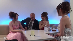 Incredible japanese uncensored group sex in HD