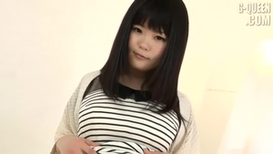 Brunette Azusa Kyono in stockings gets plowed