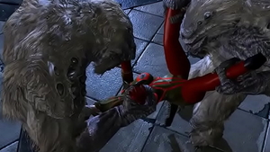 Ryoko Viktoria - Naughty furry spitroasted in club