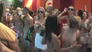 Amateur orgy in the club