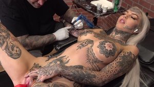 ALT Erotic - Inked Amber Luke pussy fucking toys action